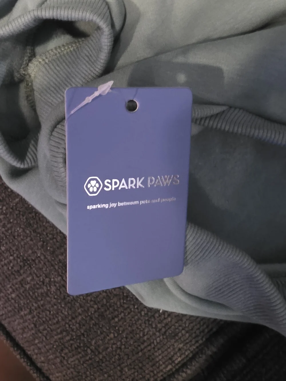 Spark Paws Essential Dog Hoodie - Teal